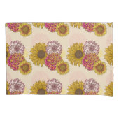 Sonnenblumen, Chrysanthemen, Blumensträuße Kissenbezug (Vorderseite-Links)