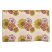 Sonnenblumen, Chrysanthemen, Blumensträuße Kissenbezug (Vorderseite-Rechts)