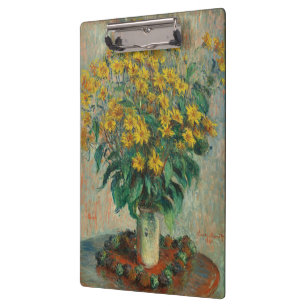 Sonnenblumen (Claude Monet 1880) Klemmbrett