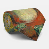 Sonnenblumen (Claude Monet 1880) Krawatte (Gerollt)