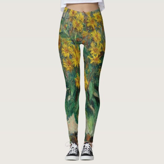 Sonnenblumen (Claude Monet, 1880) Leggings (Vorderseite)