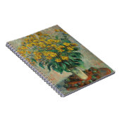 Sonnenblumen (Claude Monet, 1880) Notebook Notizblock (Rechte Seite)