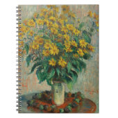 Sonnenblumen (Claude Monet, 1880) Notebook Notizblock (Vorderseite)
