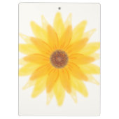 Sonnenblumen-Clipbord Klemmbrett (Rückseite)