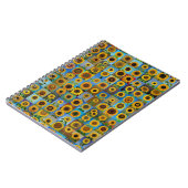 Sonnenblumen-Collage Notizblock (Linke Seite)