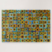 Sonnenblumen-Collage Puzzle (Horizontal)