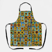 Sonnenblumen-Collage Schürze (Vorderseite)
