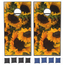 Sonnenblumen Cornhole Bag Toss Game