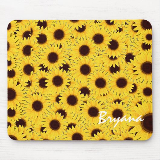 Sonnenblumen Country Blumenmatte Mousepad (Vorne)