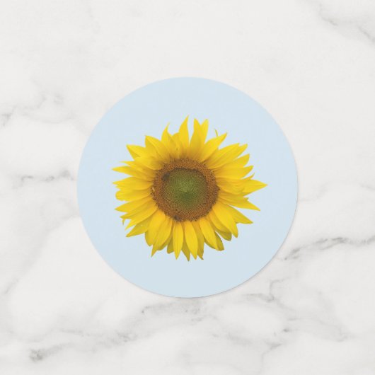 Sonnenblumen Country Blumentisch Confetti Konfetti (Klein Vorderseite)