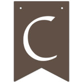 Sonnenblumen Country Graduation Party Brown Wimpelkette (Erste Fahne)