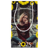 Sonnenblumen Country Graduation Party Kleine Geschenktüte (Vorderseite)