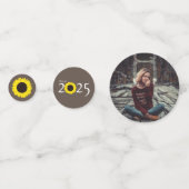 Sonnenblumen Country Graduation Party Konfetti (Rückseiten)