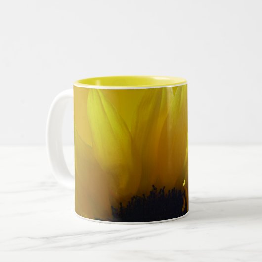 Sonnenblumen Cups Tasse Gelbe Cups & Gläser (Vorderseite Links)
