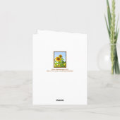 SONNENBLUMEN/DANKE/KUNSTBARE TEXT DANKESKARTE (Rückseite)