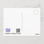 Sonnenblumen Dankeschön Postkarte (Rückseite)