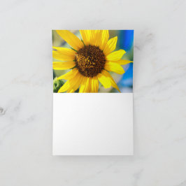 Sonnenblumen Dankeskarte