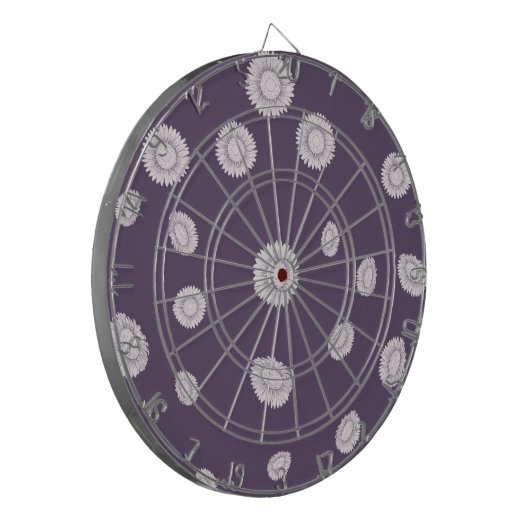 Sonnenblumen Dartscheibe (Vorderseite Links)