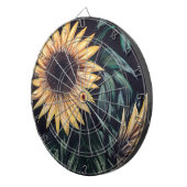 Sonnenblumen Dartscheibe (Vorderseite rechts)