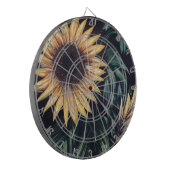 Sonnenblumen Dartscheibe (Vorderseite Links)