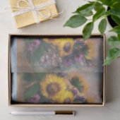 Sonnenblumen DBL Seidenpapier (Geschenk)