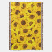 Sonnenblumen Decke (Vorderseite Vertikal)