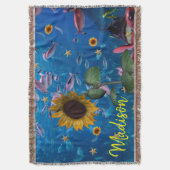 Sonnenblumen Decke (Vorderseite Vertikal)