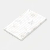 Sonnenblumen-Dekorierte 3M Post-it® Notizen (angewinkelt)