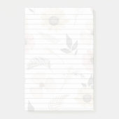 Sonnenblumen-Dekorierte 3M Post-it® Notizen (Vorderseite)