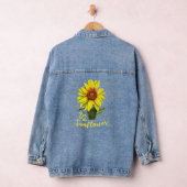 Sonnenblumen-Denim-Jacke Jeansjacke (Hangar)