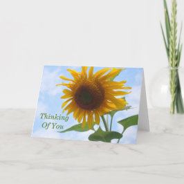 Sonnenblumen Denken Sie an Ihre Karte