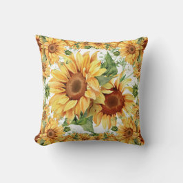Sonnenblumen-Design Kissen