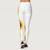 Sonnenblumen-Design Leggings (Rückseite)