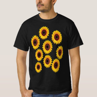Sonnenblumen-Design T-Shirt