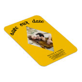 Sonnenblumen Diamond Foto Hochzeit speichern das D Magnet (Rechte Seite)