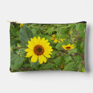 Sonnenblumen, die im Wind wehen,  Zubehörtasche