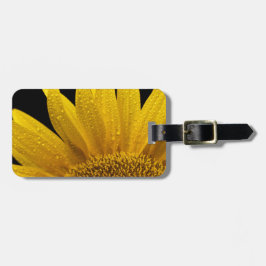 Sonnenblumen, die oben den Sun. tränken Gepäckanhänger