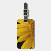 Sonnenblumen, die oben den Sun. tränken Gepäckanhänger (Vorderseite vertikal)