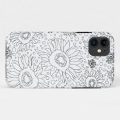 Sonnenblumen, die Seite färben Case-Mate iPhone Hülle (Rückseite (Horizontal))