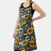 Sonnenblumen Diskotheken und Vintage Käfer Bug Car Schürze (InSitu)