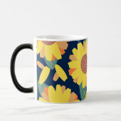 Sonnenblumen-Doodles Verwandlungstasse (Links)