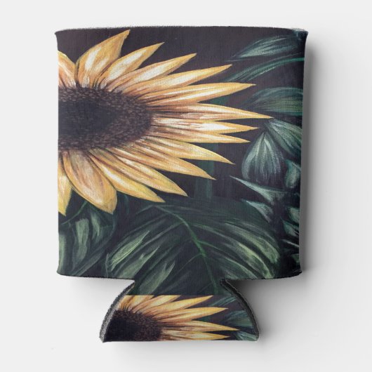 Sonnenblumen Dosenkühler (Vorderseite)