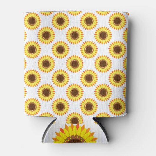 Sonnenblumen Dosenkühler (Vorderseite)