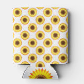 Sonnenblumen Dosenkühler (Rückseite)