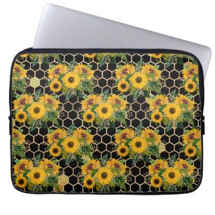 Sonnenblumen drehen sich natürlich zum Licht Laptopschutzhülle