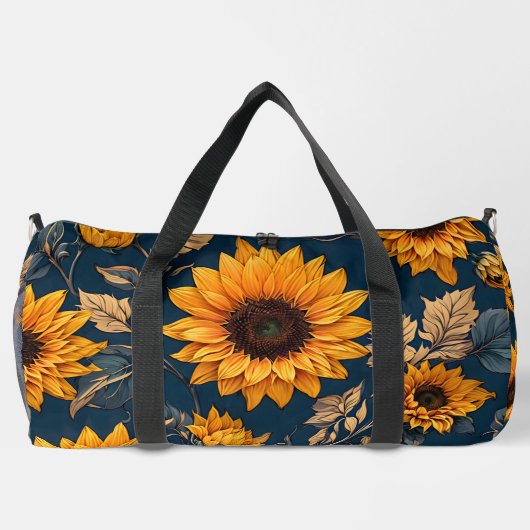 Sonnenblumen Duffle Bag (Rückseite)