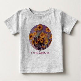 Sonnenblumen durch Claude Monet Baby T-shirt