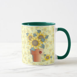SONNENBLUMEN durch SHARON SHARPE Tasse
