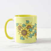 SONNENBLUMEN durch SHARON SHARPE Tasse (Links)