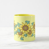 SONNENBLUMEN durch SHARON SHARPE Tasse (Zentrum)